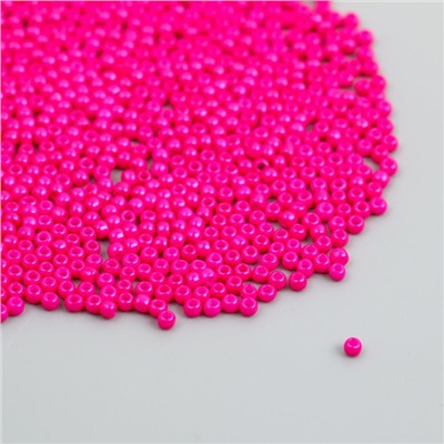 Бисер стекло 12/0 «Ярко-розовый», ровный №687, 450 г