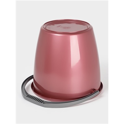 Ведро хозяйственное «Удачное», 10 л, пластик, МИКС