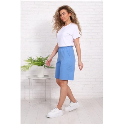 1057 Шорты женские (Голубой)