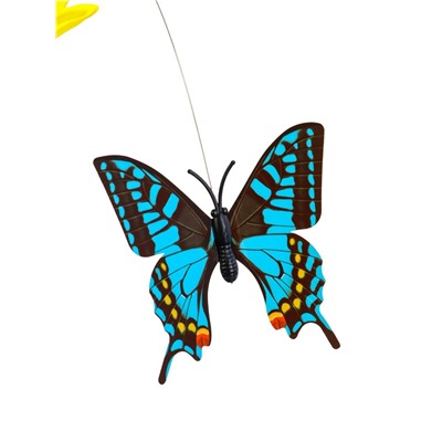 Штекер летающий «Подсолнух с бабочкой», на солнечной батарее, МИКС