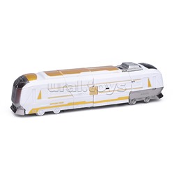 Трансформер 2в1 "Робот-поезд" цвет коричневый, BOX 27,6х21,3х10,9см