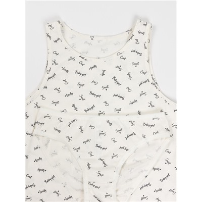 КОМПЛЕКТ ДЛЯ ДЕВОЧЕК (МАЙКА, ТРУСЫ) 447006