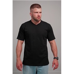 Мужская футболка больших размеров c V-вырезом Happyfox