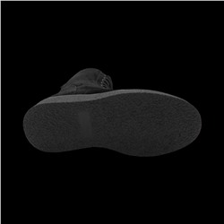 Ботинки из натуральной кожи на меху РМ-075-3 черные