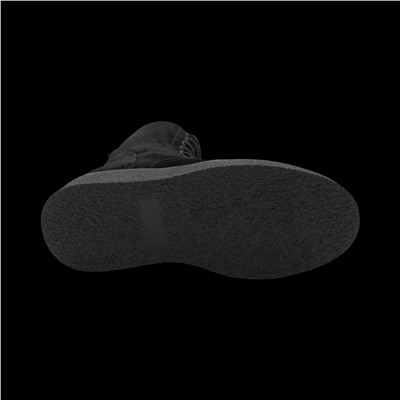 Ботинки из натуральной кожи на меху РМ-075-3 черные