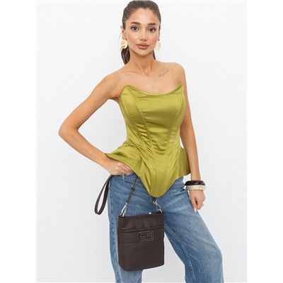 Сумка 98652 coffee Velina Fabbiana-Safenta