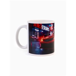 Кружка керамическая «Человек паук с машиной», 320 мл