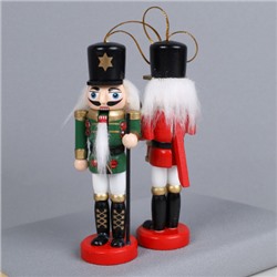 Новогоднее украшение Щелкунчик 12,5 см 4 штуки / TU-466 /уп 48/