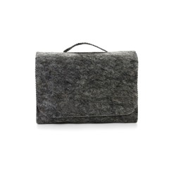 Набор для бани и сауны «Тёмный», 5 предметов: шапка, коврик, рукавица, тапочки, портфель, «Добропаровъ»