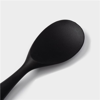 Ложка гарнирная Magistro Black, нейлон, 22×6.5 см, чёрная