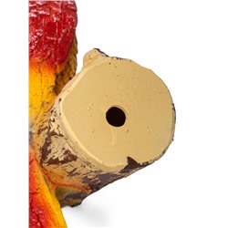 Подвесной декор из полистоуна «Красный Ара», 8×7×26 см