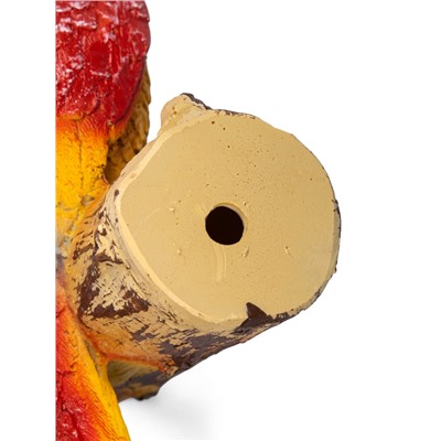 Подвесной декор из полистоуна «Красный Ара», 8×7×26 см