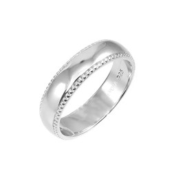 Кольцо из серебра без вставки, МЦВ1070-1