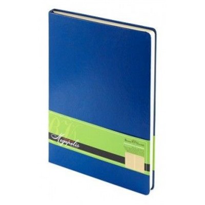 Ежедневник недатированный А4- 320 стр. "MEGAPOLIS" синий 3-026/01 Bruno Visconti