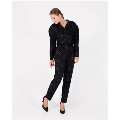 Брюки чиносы женские MINAKU: Green trend, чёрные, размер 44