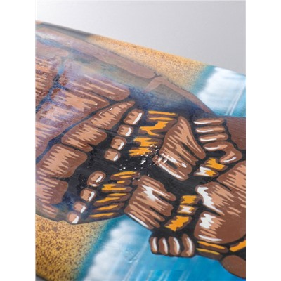 УЦЕНКА Панно "Доска для сёрфа "Тотем" дерево 80х21 см