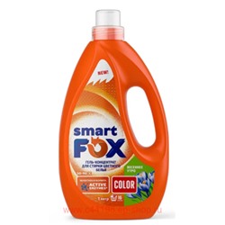 Synergetic Гель-концентрат для стирки Smart Fox Color Весеннее утро 1л
