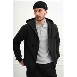 Мужская толстовка на молнии из футера трехнитки Happyfox