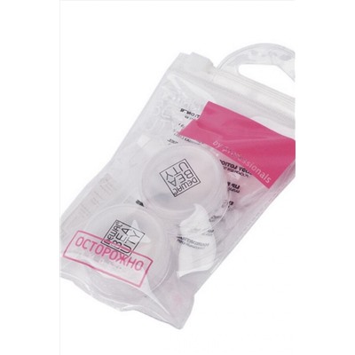 Dewal Beauty Дорожный набор баночек для путешествий DBTS2C, 2 предмета, пластик, прозрачный KRISTALLER, 1108325