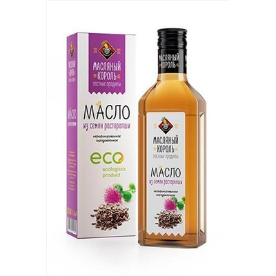 Масло расторопши 350мл ЭКОПРОДУКТЫ, 1185036