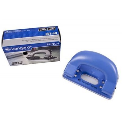 Дырокол на  11 листов стальной, синий DP-280 Kangaro