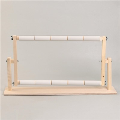 Пяльцы-рамка для вышивания, 30×50 см, с подставкой, цвет светлое дерево