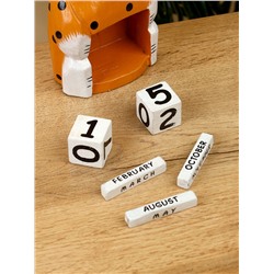 Календарь настольный «Котенок», 10×6×21 см, дерево