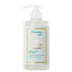 JMsolution Гель для душа с морской водой и пудровым ароматом Life Marine Cotton Body Wash