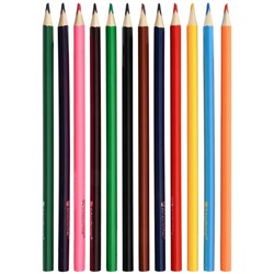 Карандаши 12цв "Дикая планета" КЦ12-4ДП трехгранные повышенной мягкости SchoolФормат