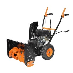 Снегоуборщик CARVER STG 756, самоходный, 7 л.с., шир./выс. 56×43 см, ск. 5/2, колеса 13