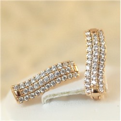 Серьги позолота  H01-6789