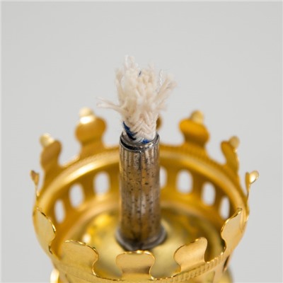 Керосиновая лампа зеленый с ручкой 8×6×20 см