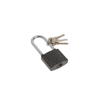 Замок навесной LOCKLAND, с влагозащитной длинной дужкой, 38 мм