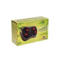 Массажная подушка BM-HT038, электрическая, ИК-подогрев, роликовая