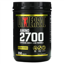 Universal Nutrition, Amino 2700, добавка с аминокислотами, 350 таблеток