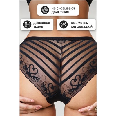 Трусы OIRO 901 бесшовные слипы с кружевом 44-56 1 шт НАТАЛИ, 1126788