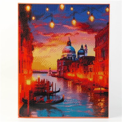 УЦЕНКА Алмазная вышивка полное заполнение «Венеция», на раме, 40×50 см