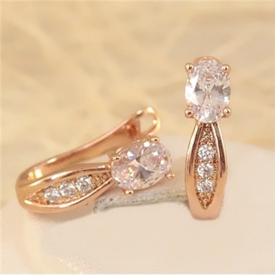 Серьги позолота H01-12778