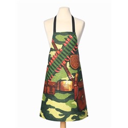 Фартук «Доляна. Генерал кухни», 60×70 см, 100% хлопок, рогожка 160 г/м²