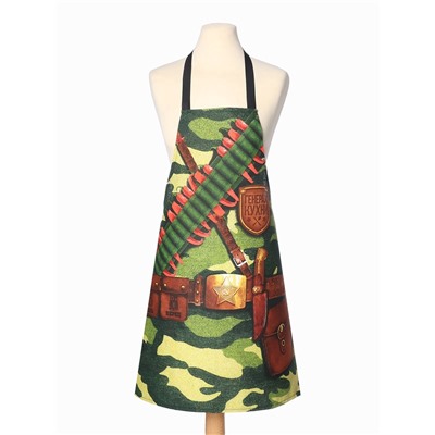 Фартук «Доляна. Генерал кухни», 60×70 см, 100% хлопок, рогожка 160 г/м²