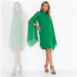 Платье со свободными рукавами, Стильная эйфория (зелёное)
