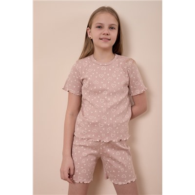 Пижама футболка и шорты М226007рм