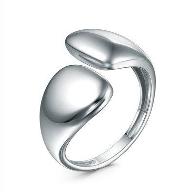 Кольцо из серебра родированное - Разъёмное К-7585/6р