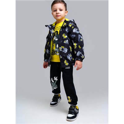 Куртка текстильная с полиуретановым покрытием для мальчиков (ветровка)