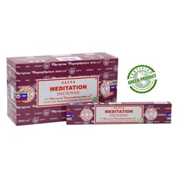 SATYA Бангалор Ароматические палочки Meditation (15г.*12уп)