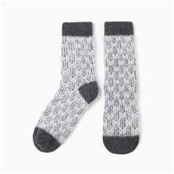 Носки женские махровые MINAKU, серые, размер 36-41