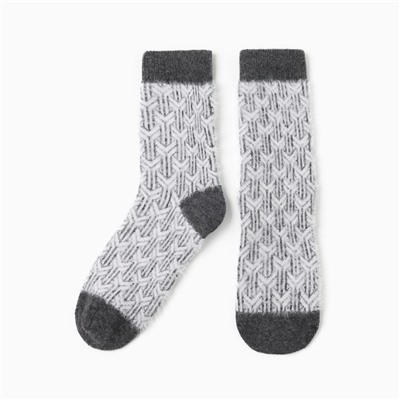 Носки женские махровые MINAKU, серые, размер 36-41