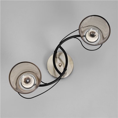 Люстра «Каэль» 2хЕ27 40 Вт черно-бронзовый 40×28 см