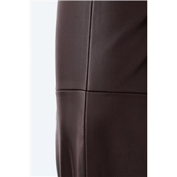 Прямые брюки из искусственной кожи VILATTE, 1227954