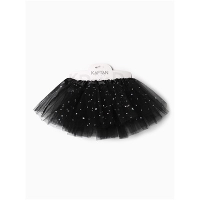 Юбка детская KAFTAN «Звездочки», чёрный, длина 17 см